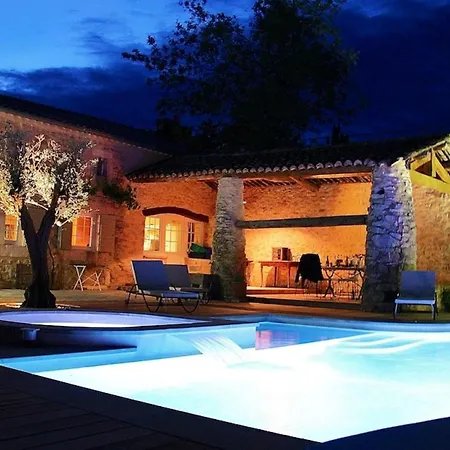 Charmante A Lussan Avec Piscine Privee Et Jardin Closa Villa Lussan (Gard)