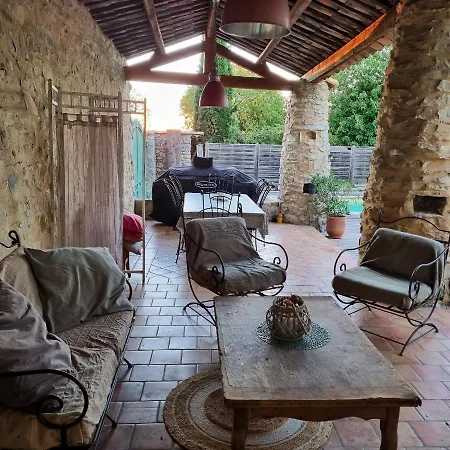 Charmante A Lussan Avec Piscine Privee Et Jardin Closa * Lussan (Gard)